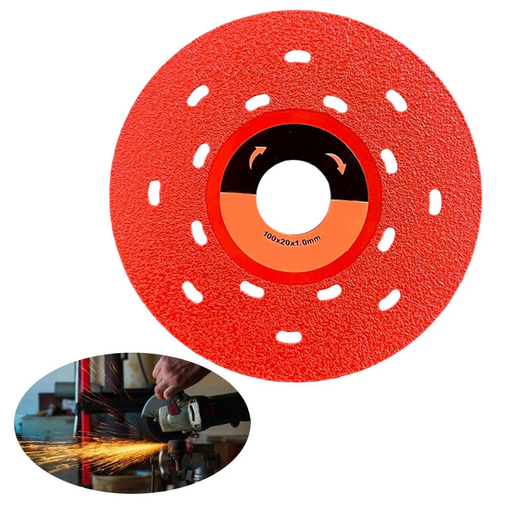 Construction Tasks Cutting Discs 4 Inch Cutting Wheel Metal 100x20mm Compatible With Angle Grinders High-density Emery Material