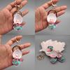 Oyster Shell Baby Car Keychain With Cartoon Animal Design For Kids Gifts