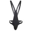 Men's SM Leather Double Shoulder Strap Pants with Erotic Birdcage Restraint