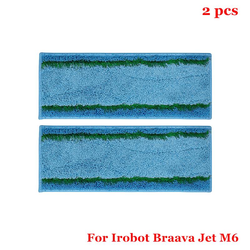 Detachable Mop Pads for iRobot Braava Jet M6 Series Robot, Upgrade Reusable M6 Mop Pad Replacement Accessories Wet Mopping Pads