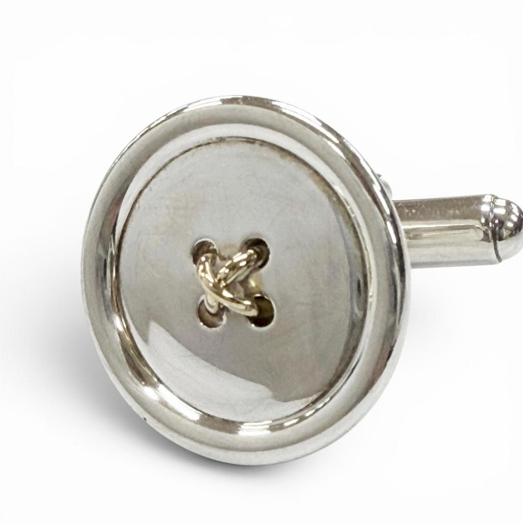 Great TIFFANY&Co. Cufflinks cufflinks combination Silver 925 mens Used