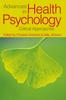 The Advances In Health Psychology : Critical Approaches Book