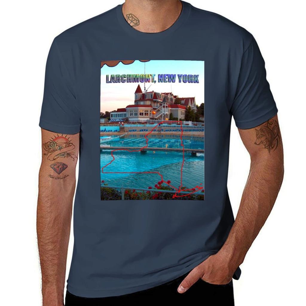 Larchmont Ny Tshirt Minimal Art Print Tshirt