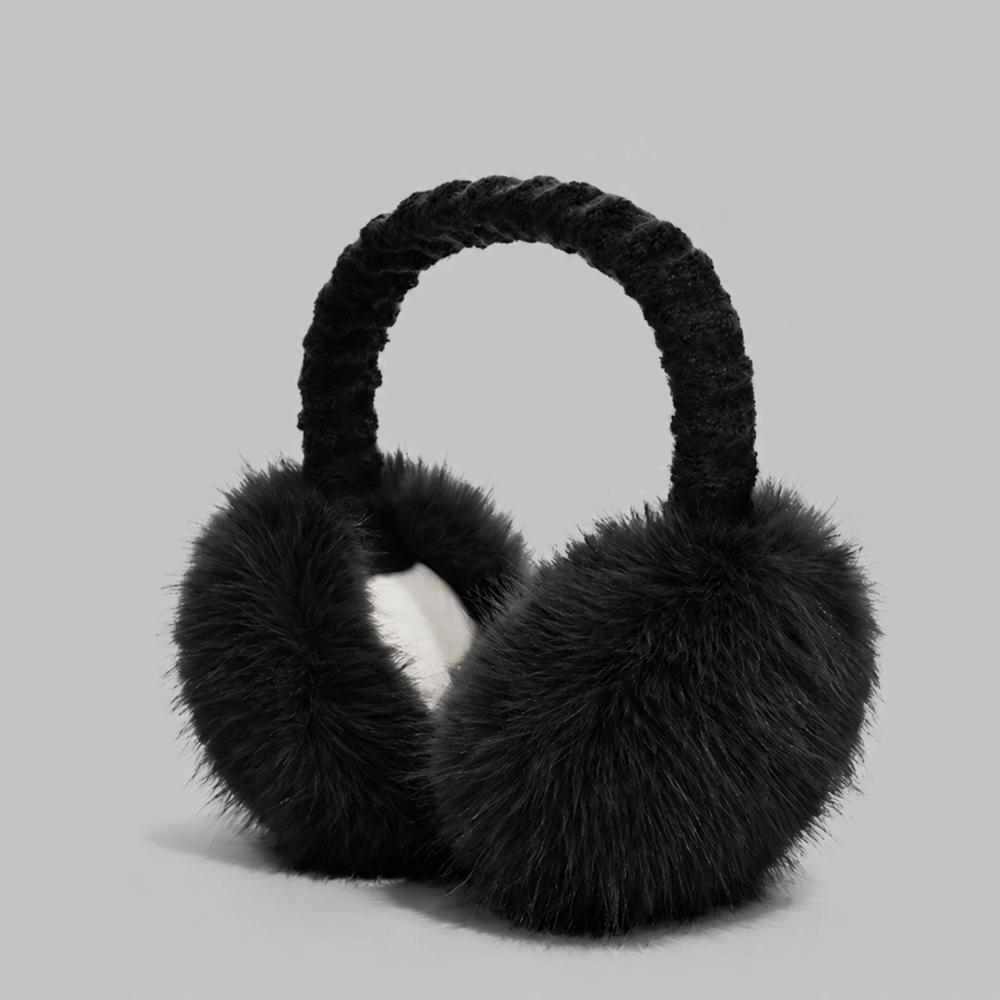 Faux Fur Plush Earmuffs Folding Earflap Protection Fashion Ear Warmer for Men Women