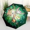 1pc Cute Little Animals Pattern Automatic Umbrella Is Fashionable and Good-Looking, a Portable 3-Fold Umbrella, Suitable for Travel and Daily Use