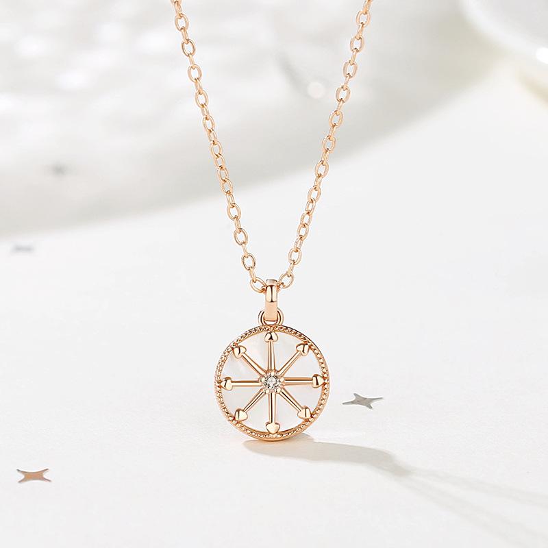 Tancise Dámský klasický náhrdelník s přívěskem S925 Sterling Silver Luxury Personality
