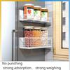 Contenitore portaoggetti ad assorbimento magnetico Portaoggetti da cucina Cesto sospeso laterale rimovibile