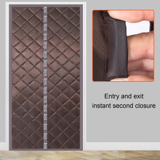 Thermal Curtain Thickened Waterproof Keep Warm Wind-proof Self Sealing Sound-proof Heat Preservation