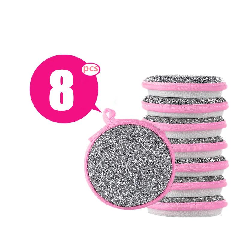 New 10-1PC Double Side Dishwashing Sponge Household Cleaning Tools Dish Brush Cleaning Supplies Pot and Dish Cleaning Sponges