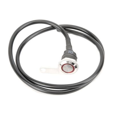 Motorradschalter mit Knopfrückstellanzeige, 12 V, Edelstahl, Modifikationszubehör
