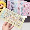 3D Мультяшні Рельєфні Наліпки Hello Kitty Sanrio Kuromi Melody Естетична Наліпка Канцелярія для Студентів Подарунок на Вечірку Герметик для Цукерок