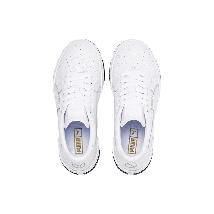 (WMNS) PUMA Cali Bold 'Weiß Metallic Gold' Damen 370811-01