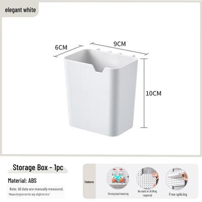 Wutuo Lochplatten Aufbewahrungsbox und Haken Set