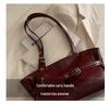 Korean-Style Underarm Tote Bag - Large Capacity, Versatile Design for Autumn/Winter 