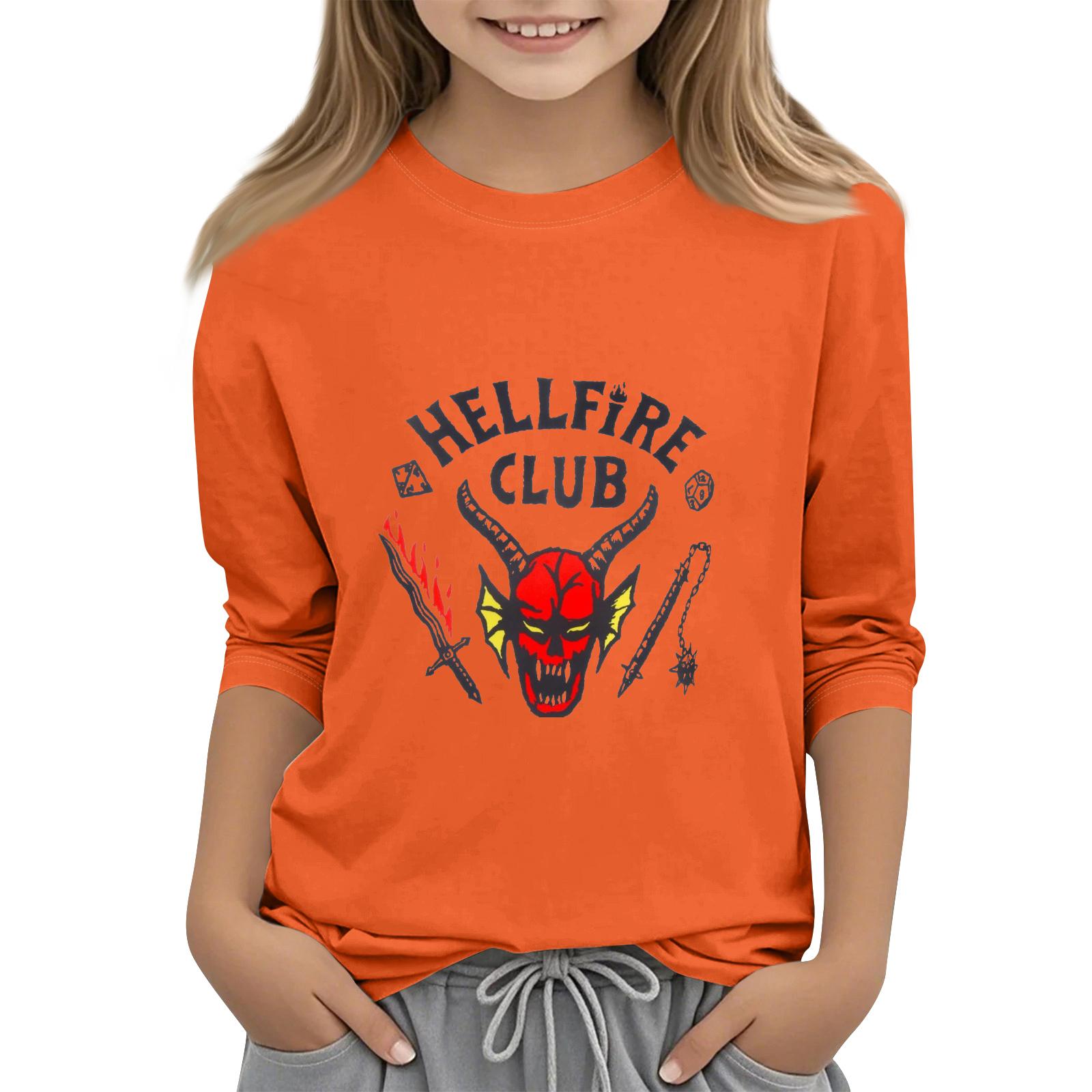 

Дитяча мода Футболка з рукавом три чверті, круглим вирізом, з принтом, повсякденний топ 130 шафрановий