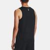 Under Armour Solid Color Crew Neck Sleeveless Running Vest Men Tops Black 1376994-001