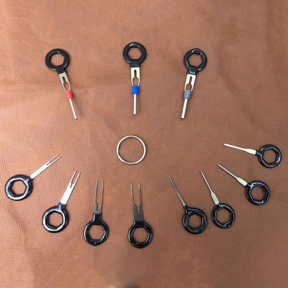 Auto Terminal Removal Tool Kit Crimp Connector Pin Extractor Kit Auto Repair Hand Tool 3pcs 11pcs 18