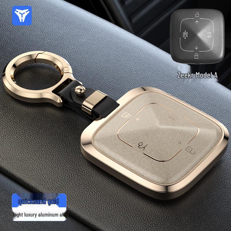 Aluminum Alloy Shell Key Case for Zeekr 001/007X/7X/009 Smart Key Cards