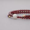 January Good Luck Power Stone Bracelet Bangle for Women [Koai] Garnet, Birthstone, Labradorite, Success, Amulet,