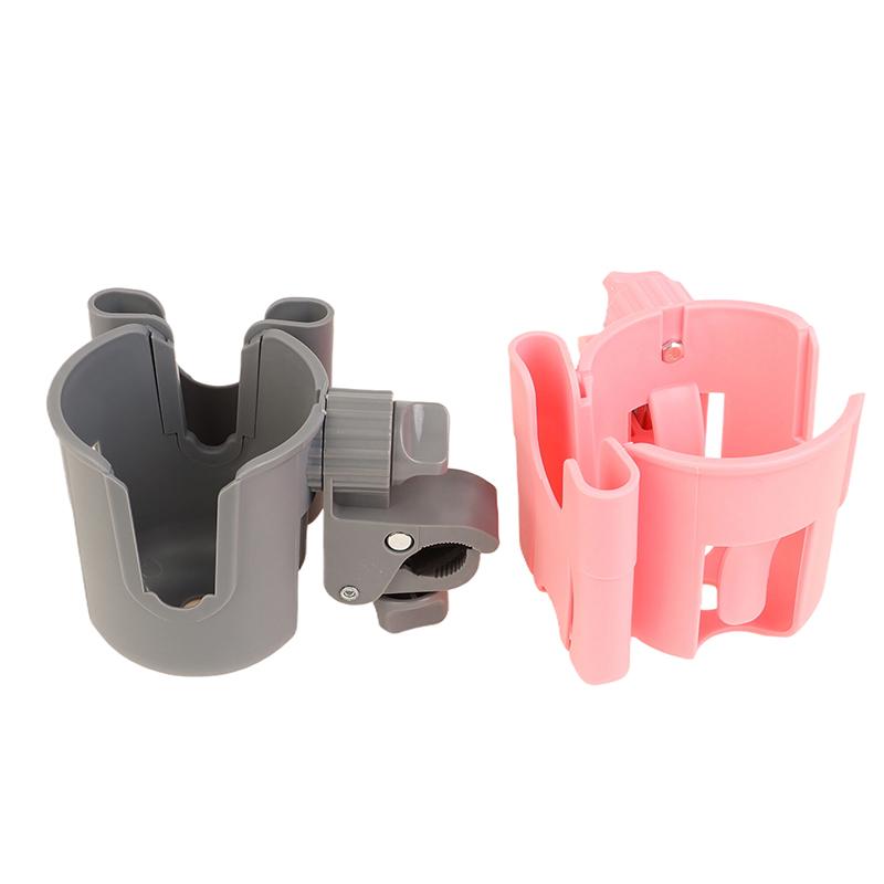 1 Piece Universal Bottle Holder 2-In-1 Stroller Water Cup Holder With Phone Holder For Wheelchair Toddler Diy Accessories