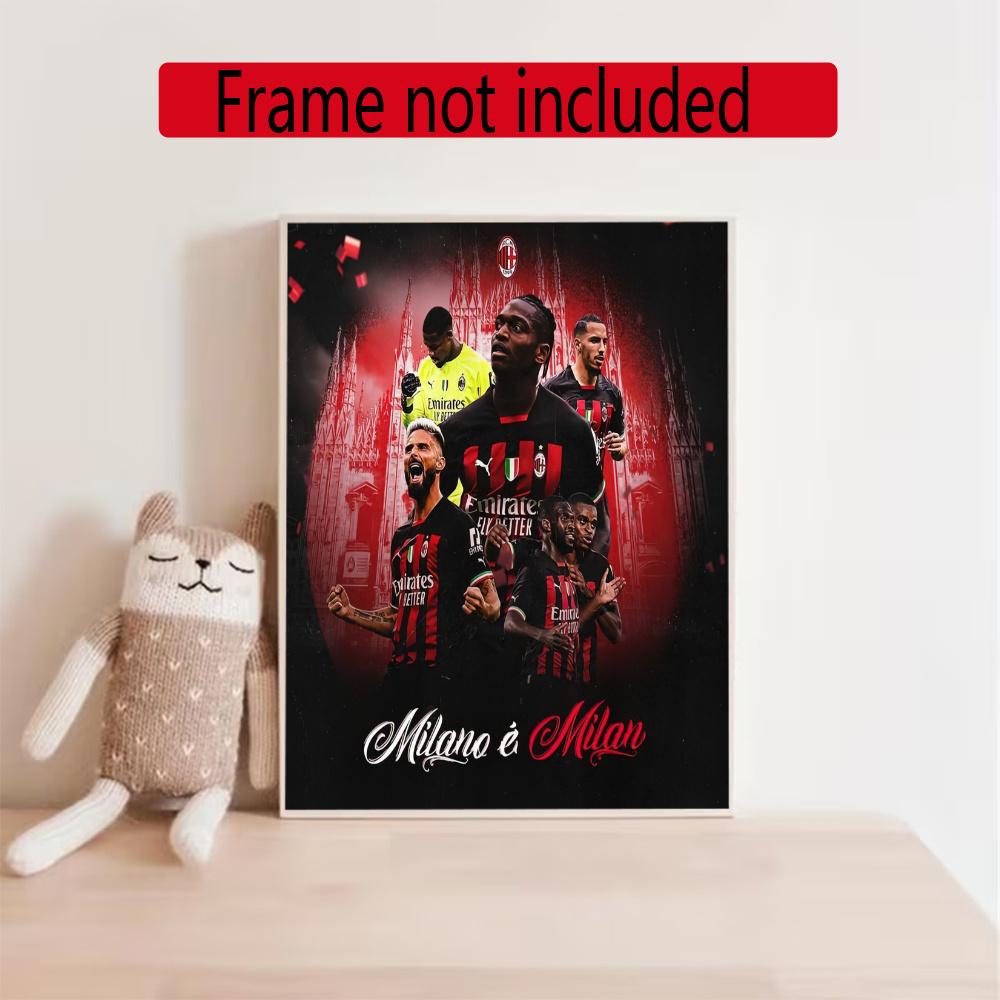 Ac Milan 5D Diy Diamond Painting Round Diamond Mosaic Suitable For Beginners Diamond Painting Rhinestones Gift Frameless