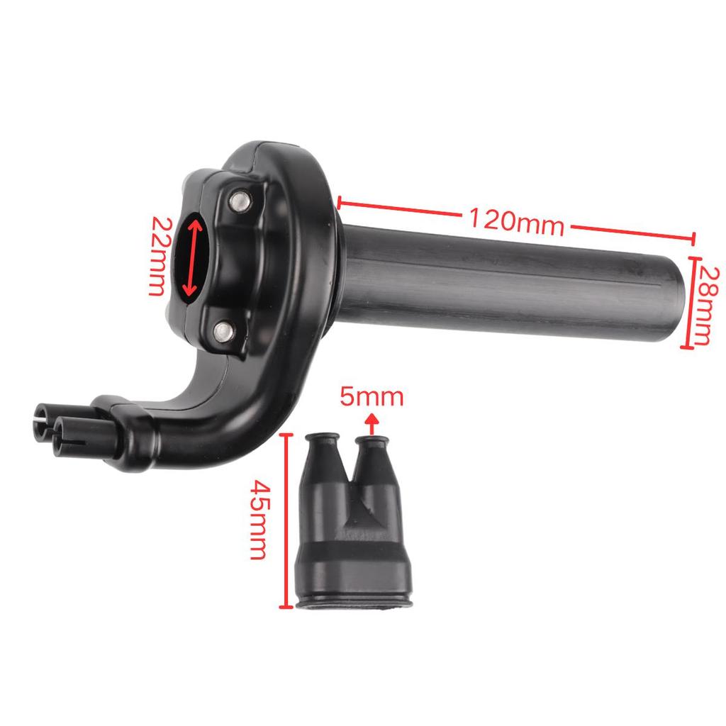 22mmQuick Turn Double Span Wire Motorcycle Throttle Twist Grip For KTM Honda Yamaha Kawasaki ATV Dirt Bike Motocross Accessories Throttles 2
