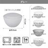 CB Japan Gray and Deep bowls for easy a colander for draining and a lid that doubles as a Microwave and dishwasher Range Colander Bowl Set atomico