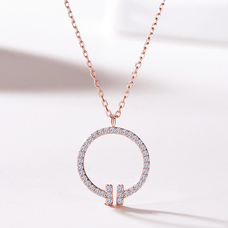 

Простое двойное Т-образное ожерелье для женщин, модное, легкое, роскошное, нишевое, высококачественное, дизайн, подвеска в виде ветра, подарок