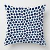Personality Blue Cushion Cover Geometric Abstract Pillowcase Home Decoration Living Room Sofa Cushion Pillowcase