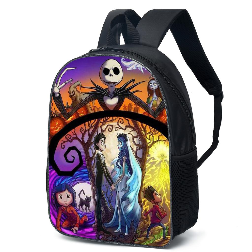 The Nightmare Before Christmas School Bags Men'S And Women'S Backpacks