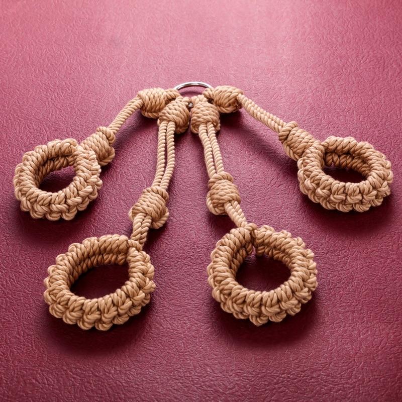 Shibari Rope Hogtie Restraints Handcuffs Ankle Cuffs   Kit Cuffs & Shackles