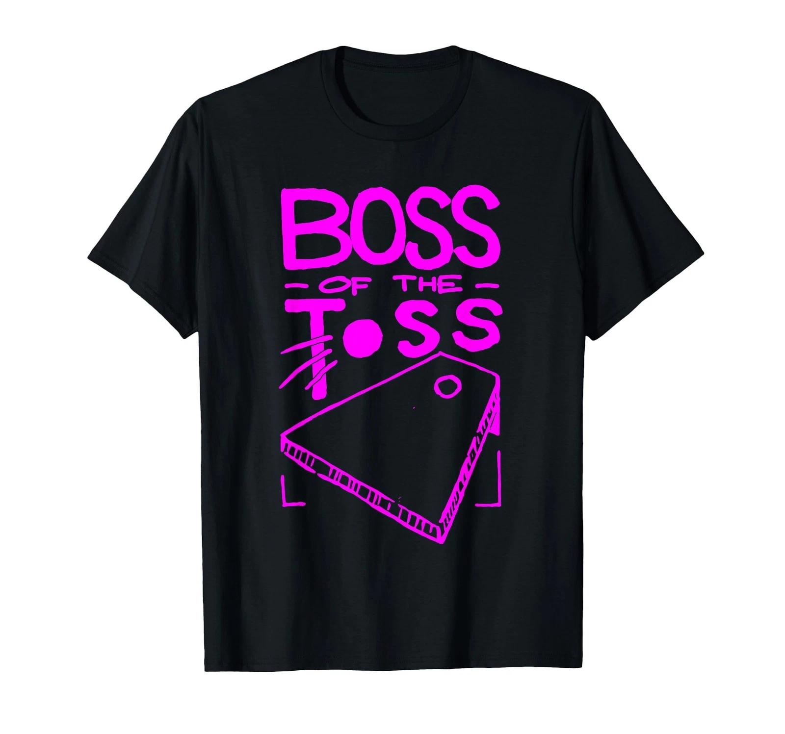 Чемпион игры в корнхол  Boss Of The Toss  - Мешочек для игры в корнхол_ Футболка для корнхола_ 4XL