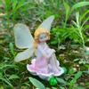 4Pcs/Set Fairy Statue Elf Sculpture Art Craft Outdoor Courtyard Garden Decoration Ornament