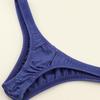 La Pomme Micro Mini Bikini Made of MFS White Men's Shorts, Fabric, Ultra-Small, Low-Rise T-Back Bikini,