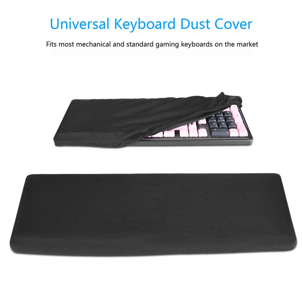 Keyboard Dust Cover Stretch Fabric Anti-Dust Keyboard Sleeve Soft Keyboard Cover Compatible with Computer Gaming Keyboards