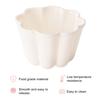 4Pcs Miniature Flower Shaped Pudding Tart Molds Non-Stick Pan Set for Bread Cake Pie Baking Mold Kit for Home Kitchen Outdoor Travel Restaurant