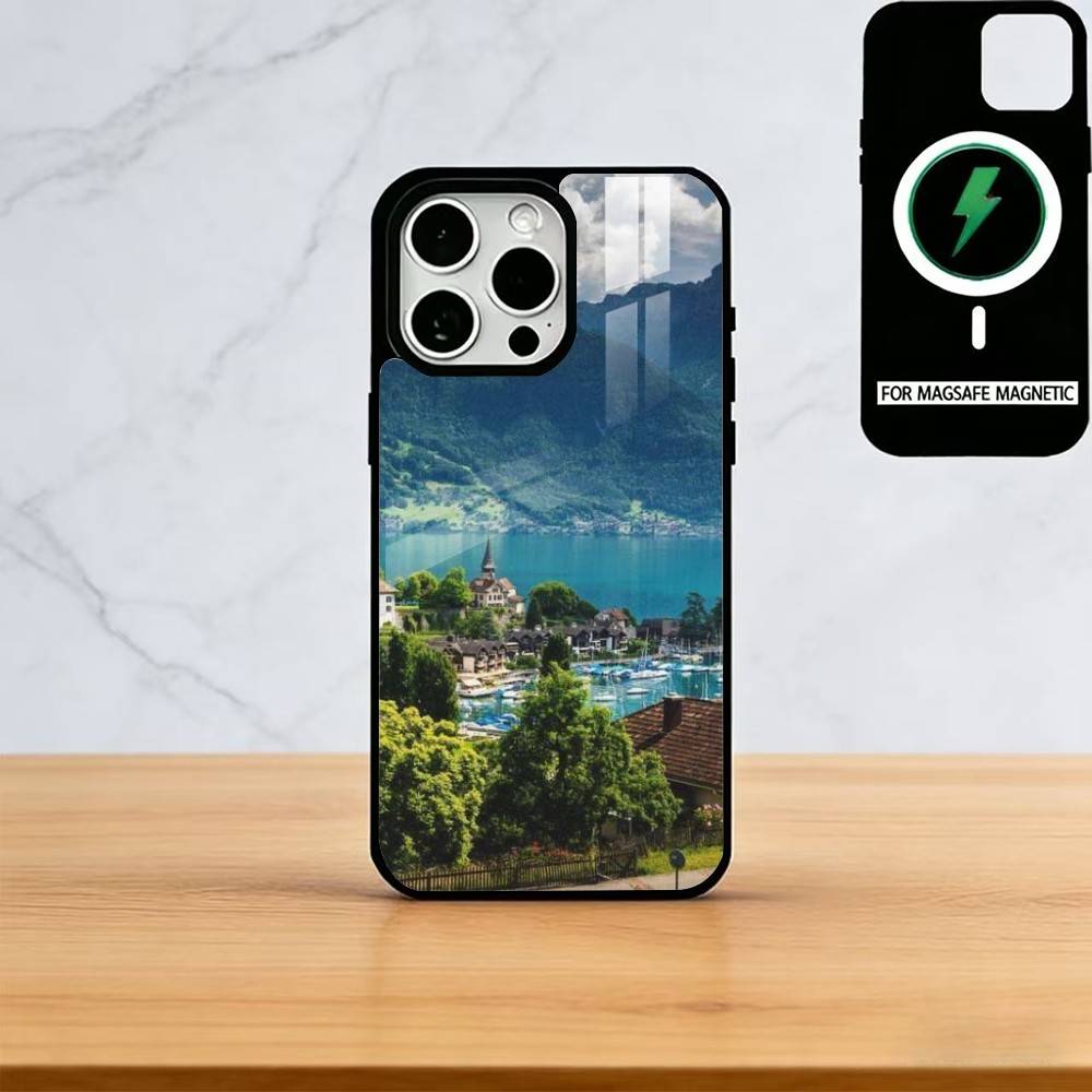 Magnificent Swiss Landscapes Phone Case For iPhone17,16,15,14,13,12,11 Plus,Pro Magnetic For Magsafe Wireless Charging