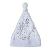 Cute Bronzing Snowflake Pure White Imitation Rabbit Fur Christmas Hat Star Plush Hat Adult Children Party Decorations