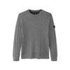 SEPTWOLVES Men's Cable Knit Round Neck Wool Sweater