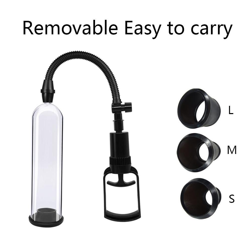 Assembly Penis Pump for Man Enlarger Vacuum Pump Male Masturbation Penile Extender Trainer Male Penis Pump Manual Penis Sex Toys