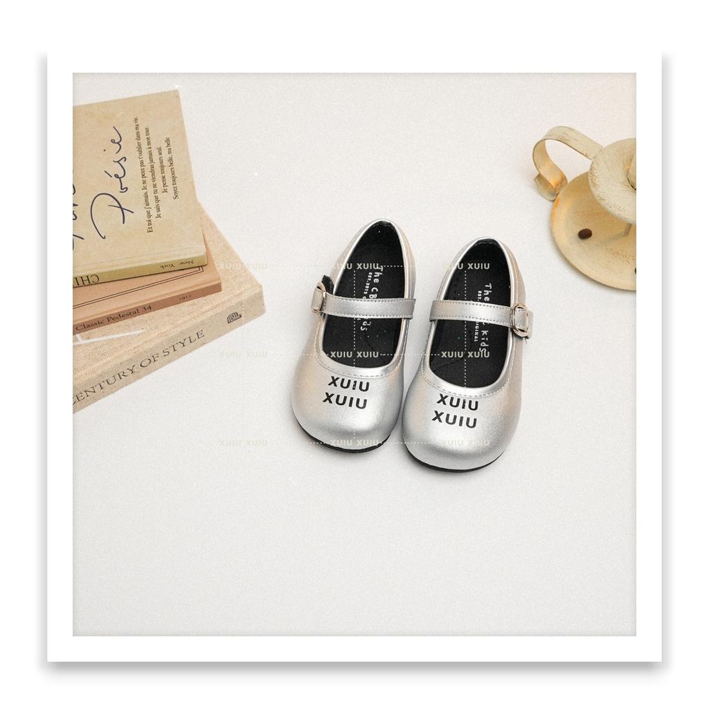 XSHX "Li Qi" Retro Round Head Small Leather Shoes Girls Small Ladyshoes Leather Shoes Spring and Autumn [Wenzhou Shoes]