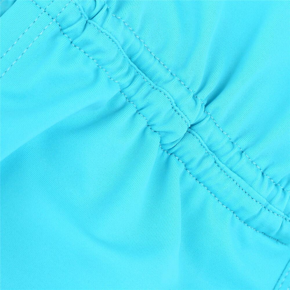 Women Sports Shorts Bikini Swimming Beach Swimwear Lady Boy Short Brief Bottoms