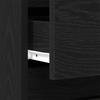 Nightstand Black Oak 40 x 35 x 50 cm Engineered Wood