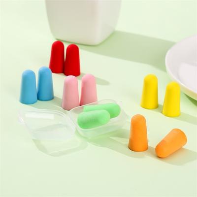 5/10 Pairs Swimming Earplugs Color Boxed Portable Waterproof Hearing Protection Suitable For Sleeping Studying Reusable TMZ