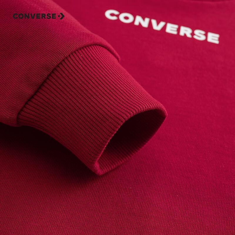 Converse Unisex Kids' Cotton Sweatshirt with Vintage Back Print