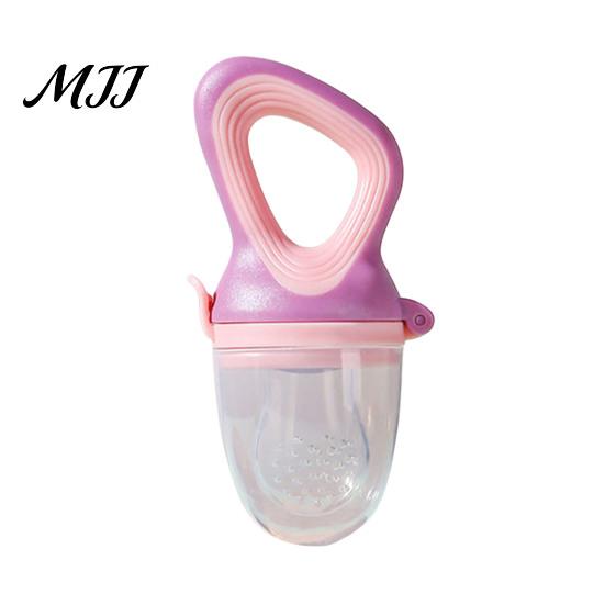 Baby Shower Gift Silicone Fruit Feeder Pacifier, Self Feeding And Teething Food Grade Teether Relief Toy, Easy to Hold Seamless Odorless Toddler