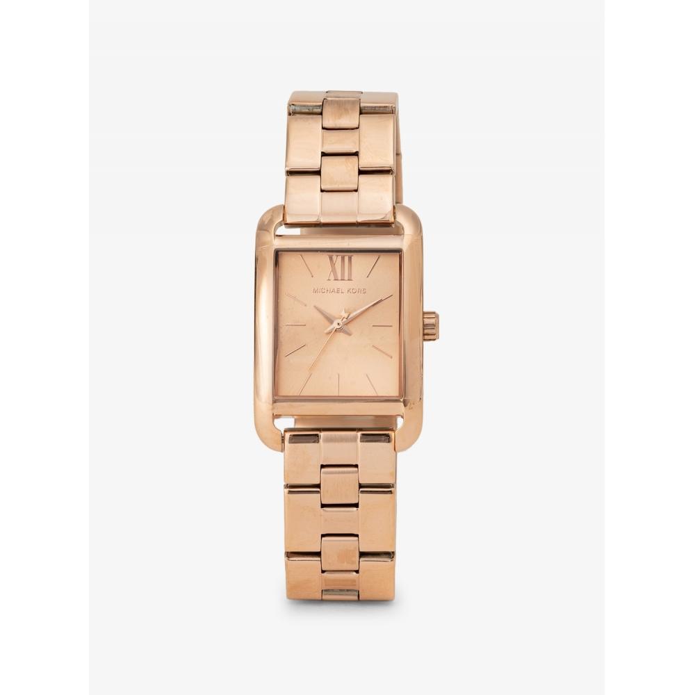 Michael Kors Monroe Square Metal Watch Mko1032622 Rose Gold