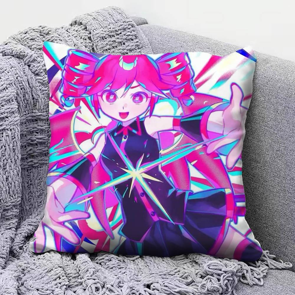 Teto Cute Anime Girl Home Sofa Cushion Covers and Aecorative Custom Pillow Covers