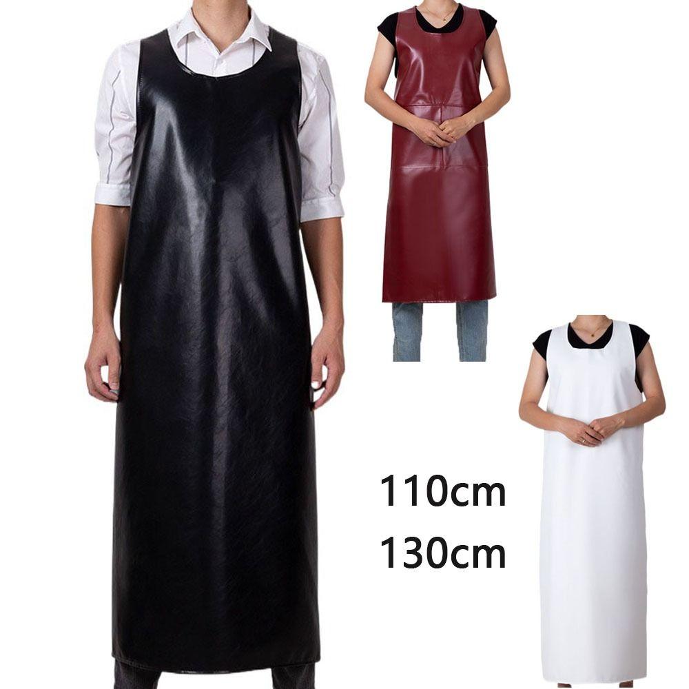 Oil-proof Work Smock Waterproof Cooking Work Clothes Durable Kitchen Apron Lab Work
