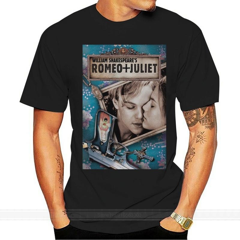 Cool Romeo Juliet Movie Poster Tshirt Unisex Black Mens T Shirt Street Wear Fashion Tee Shirt